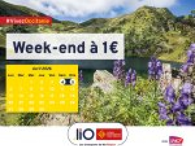 Occitanie : tous les TER à 1€ le week-end du 4 et 5 avril